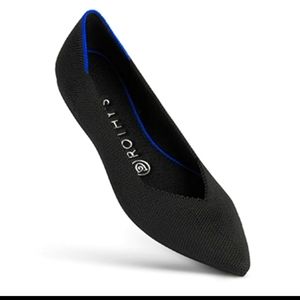 ROTHY'S THE POINT BLACK SOLID SHOES